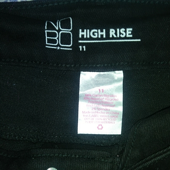 All black ripped midway pants - Picture 3 of 4